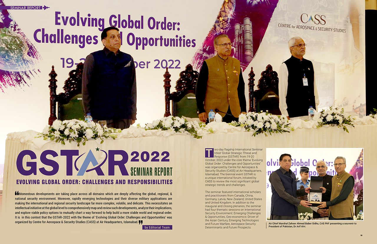 GSTAR 2022 SEMINAR REPORT Evolving Global Order: Challenges and Responsibilities