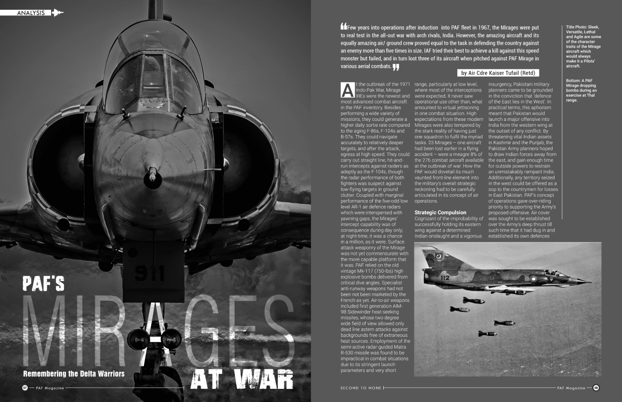 PAF's Mirages AT WAR Remembering the Delta Warriors