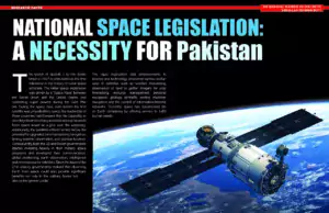 National Space Legislation A Necessity for Pakistan