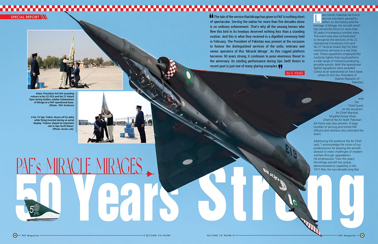 PAF's Miracle Mirages 50 Years Strong