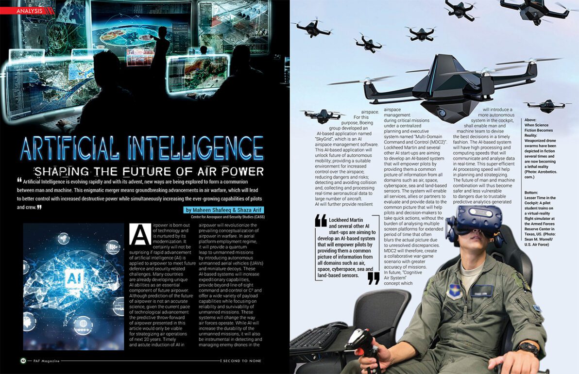 Artificial Intelligence Shaping The Future Of Air Power – Second To None